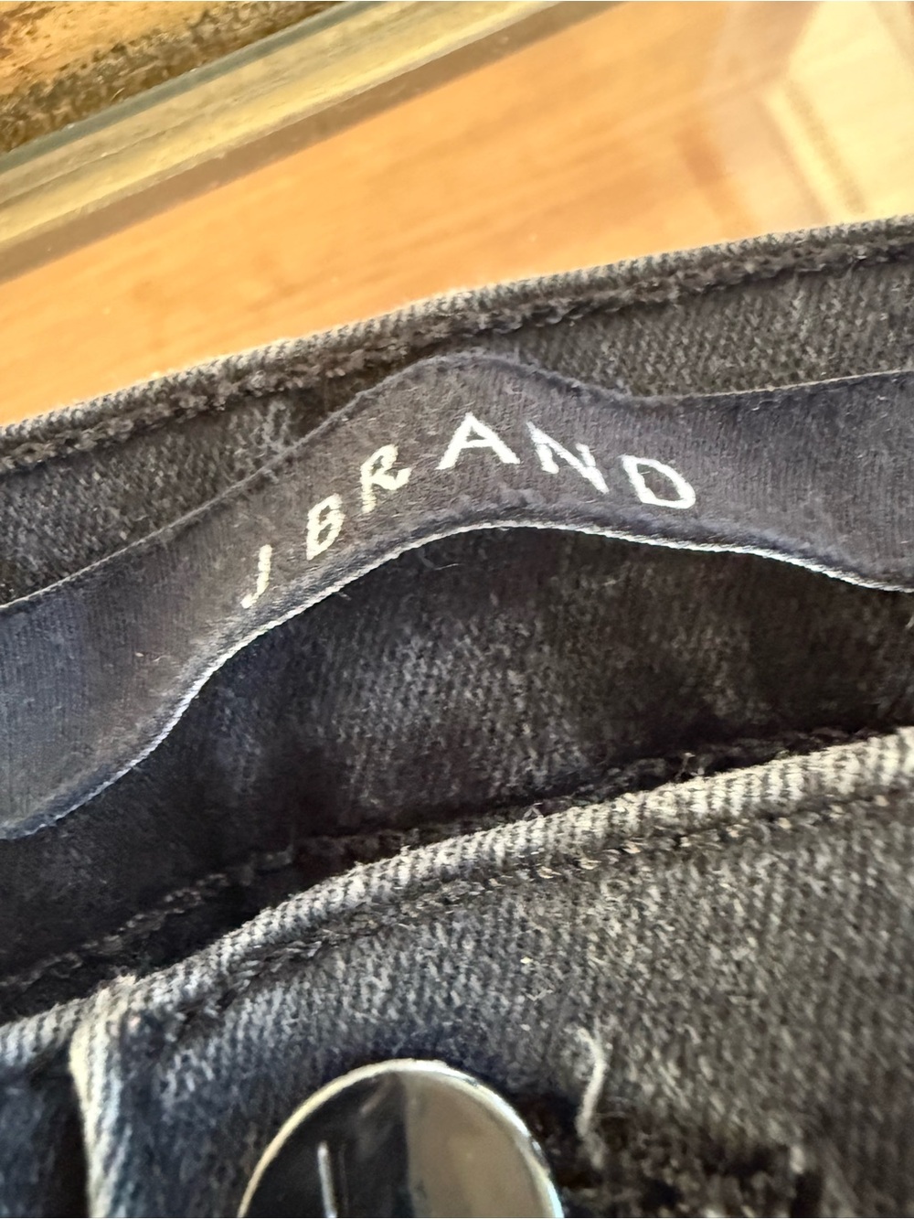 J Brand Maria Vanity Black High Rise Skinny Jeans Sz 24 - Picture 6 of 11